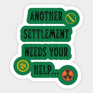 Another Setllement Sticker